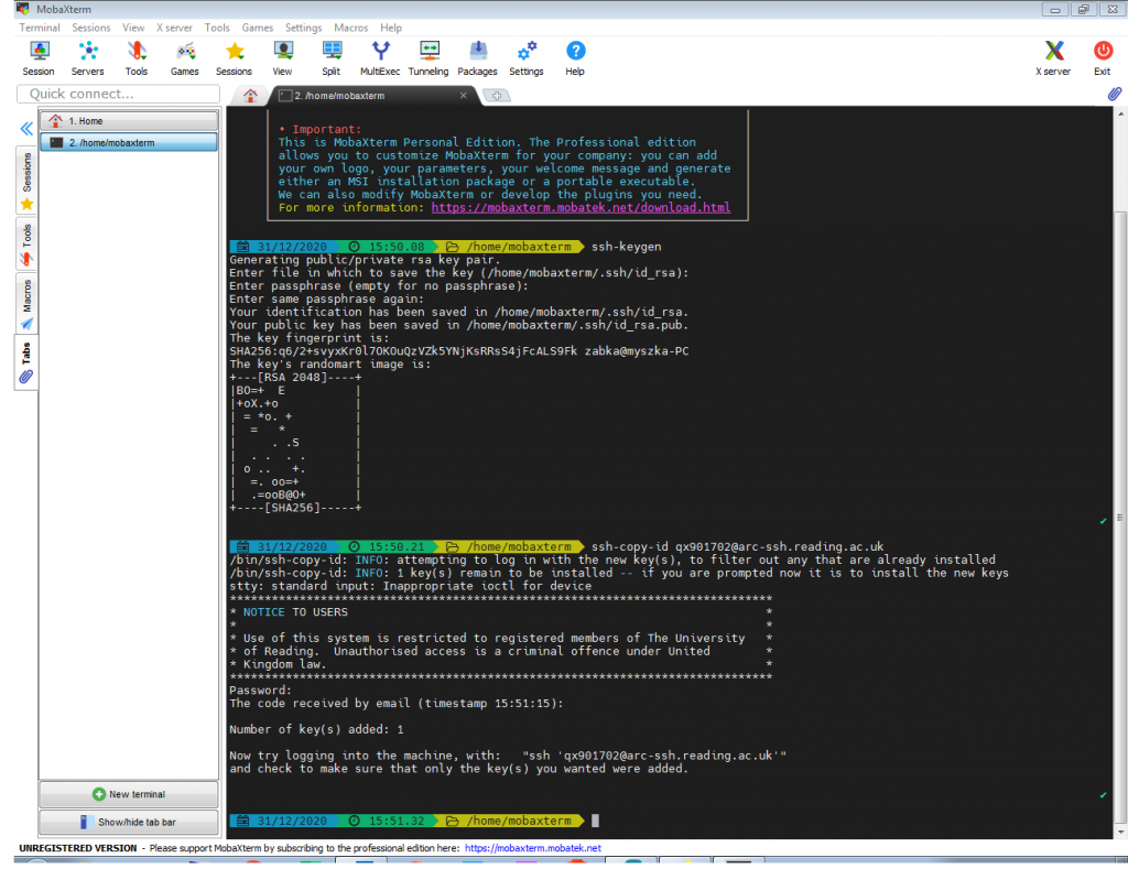 ssh copy id no identities found