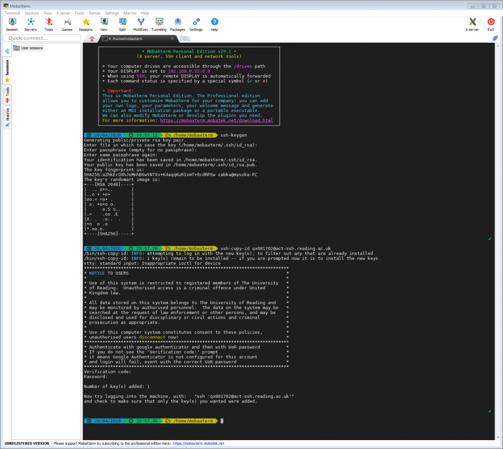 ssh copy id no identities found