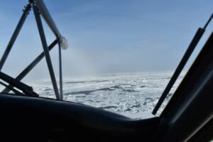 Sea ice along flight track