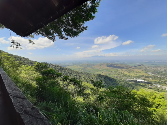 View from Nirvana Natural Research, Colombia