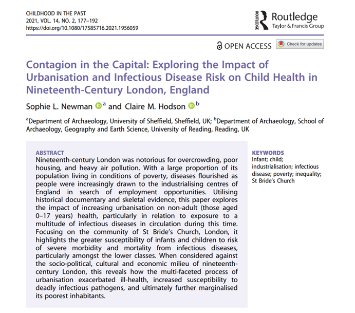 Contagion in the Capital: Exploring health in urban environments.