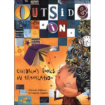Poster for Outside in the World, picture of books and child