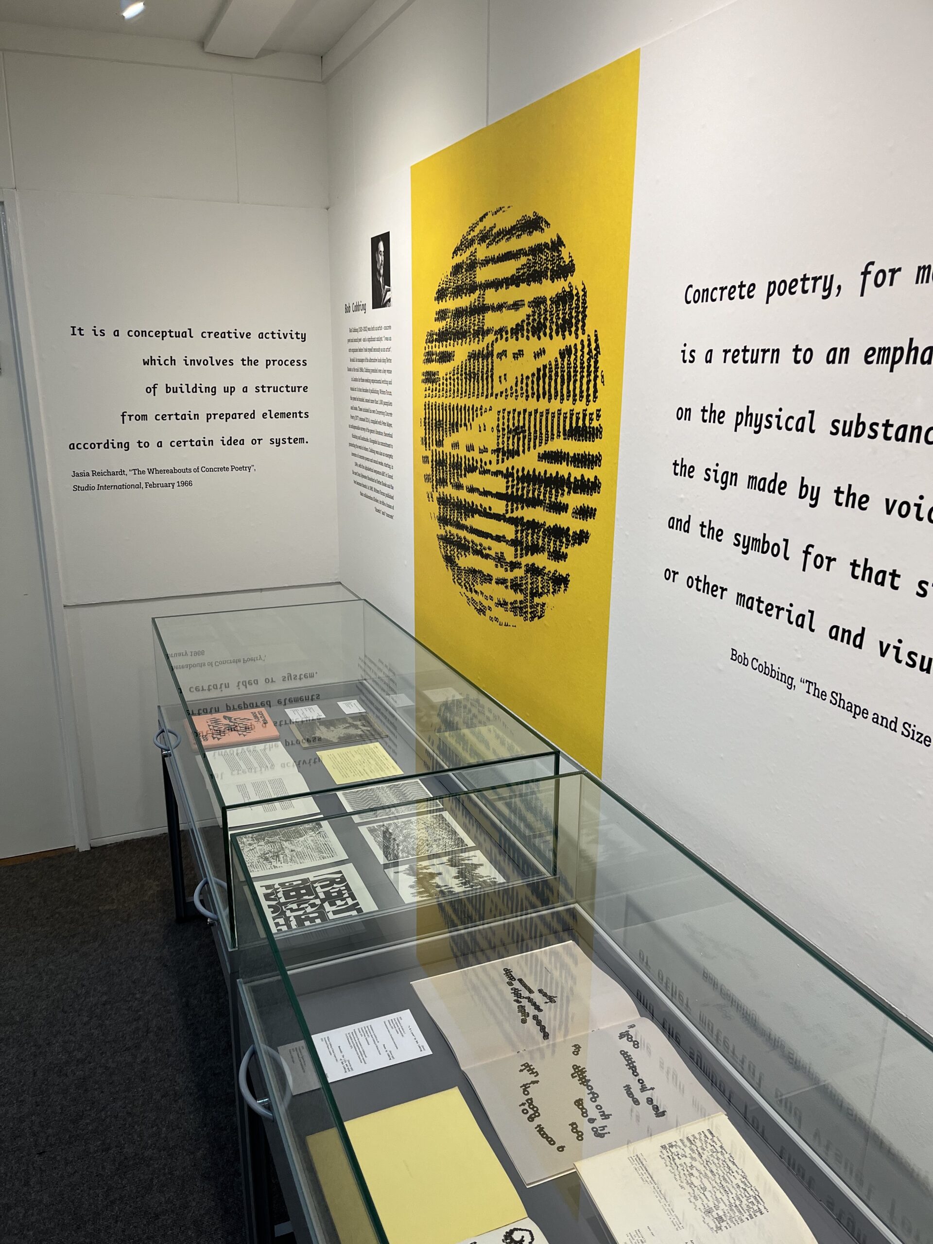 New exhibition: Objects made of letters: Concrete poetry in Britain, 1963–75