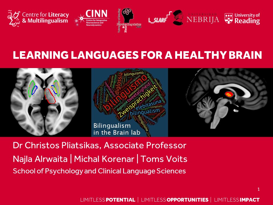 Learning Languages for a Healthy Brain- title slide