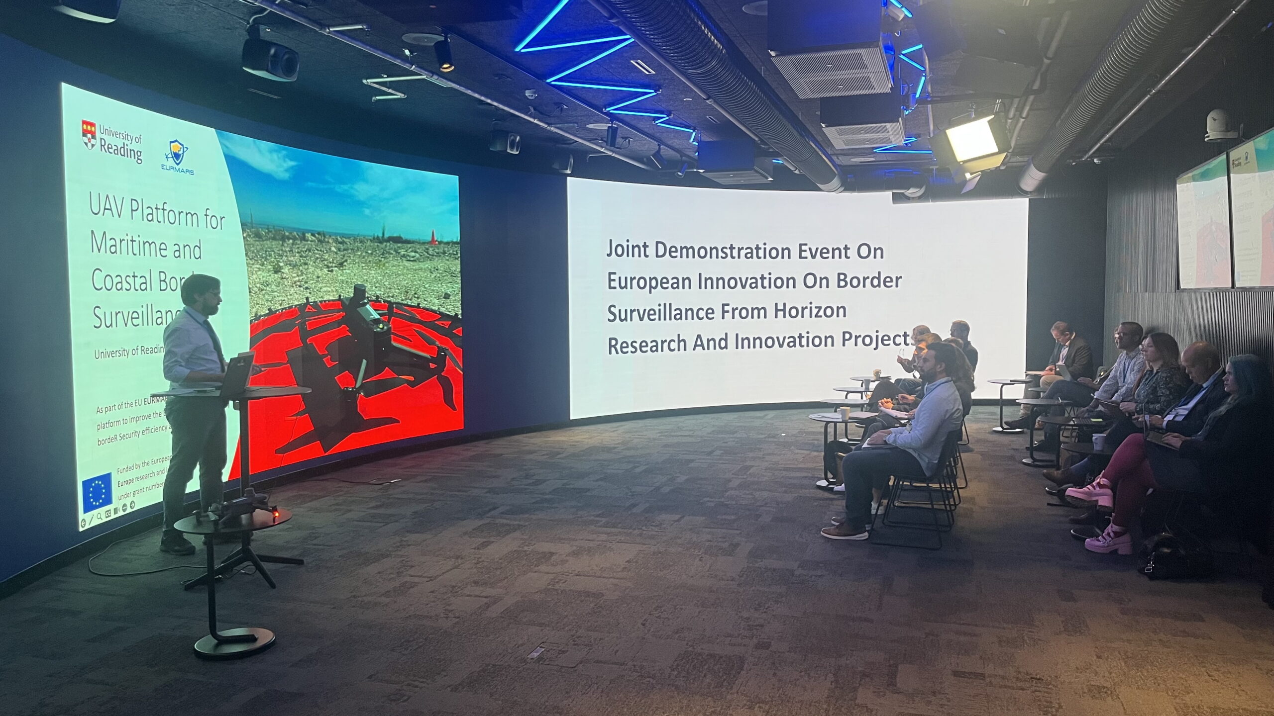 Demonstration at EC CERIS Joint Demonstration Event on European Border Surveillance Innovation