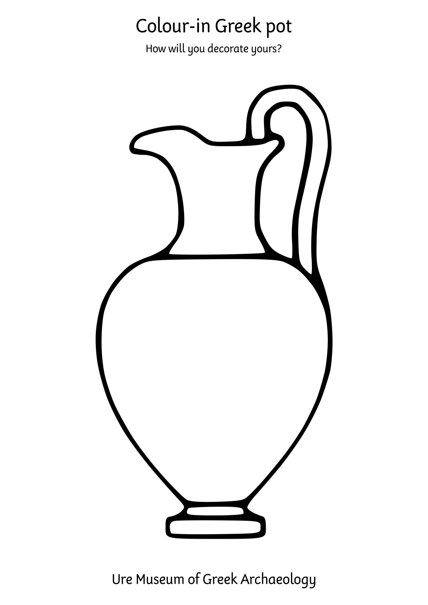 Контур греческой вазы