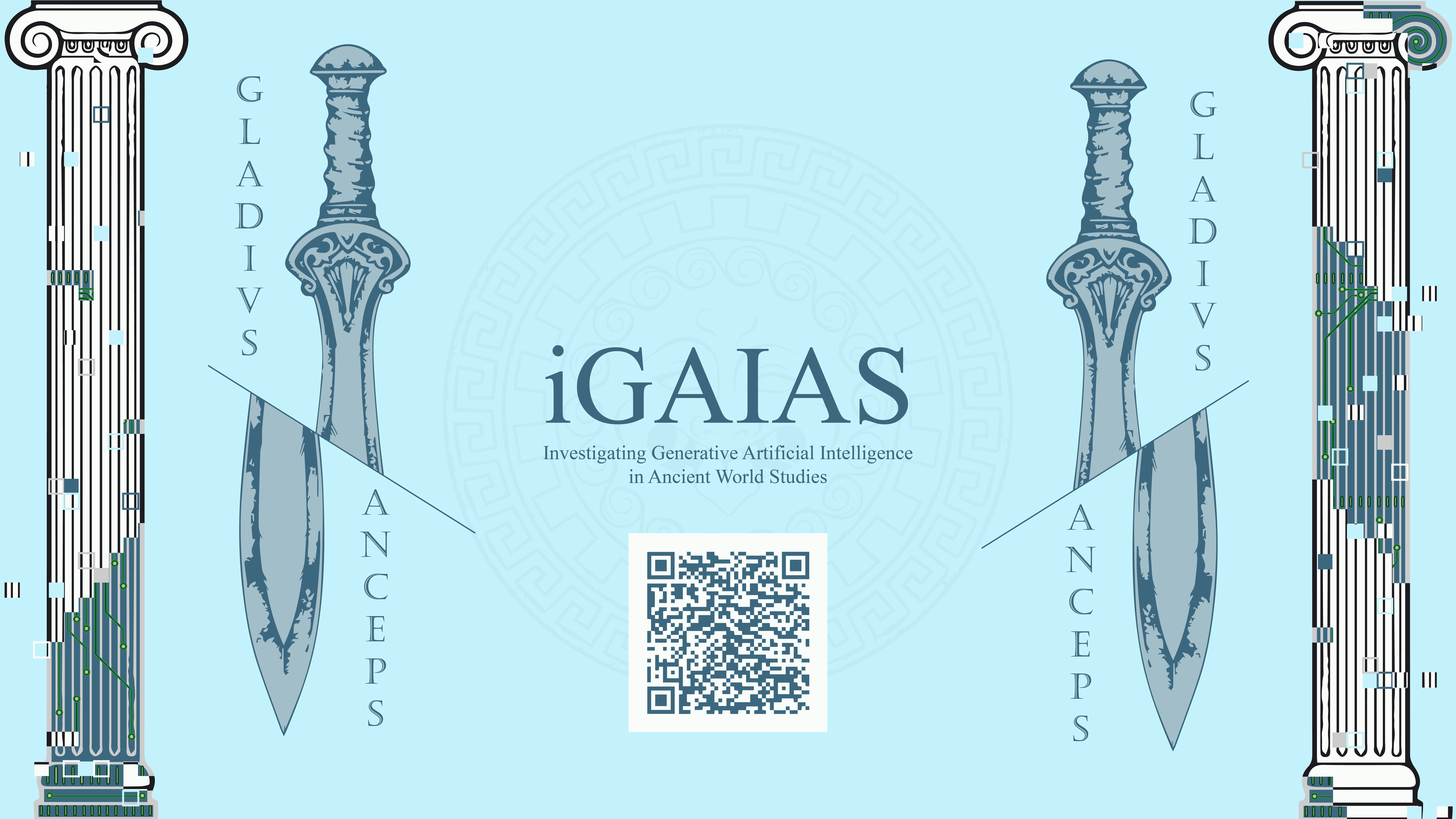 Graphics and QR code for the iGAIAS website