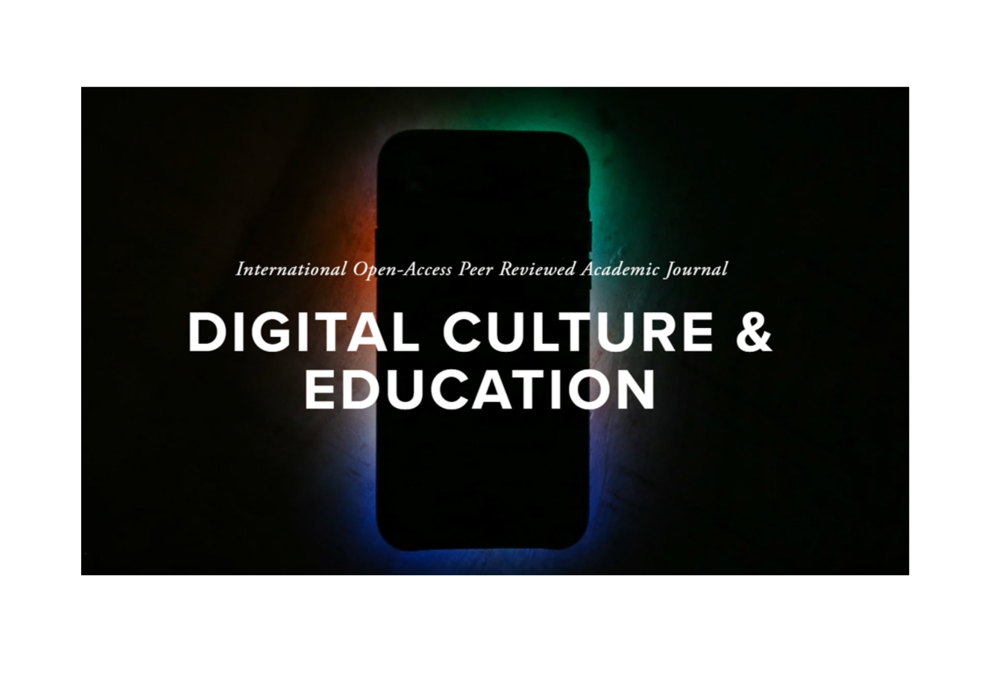 New Special Issue – Digital Humanities and Artificial Intelligence in Digital Culture and Education