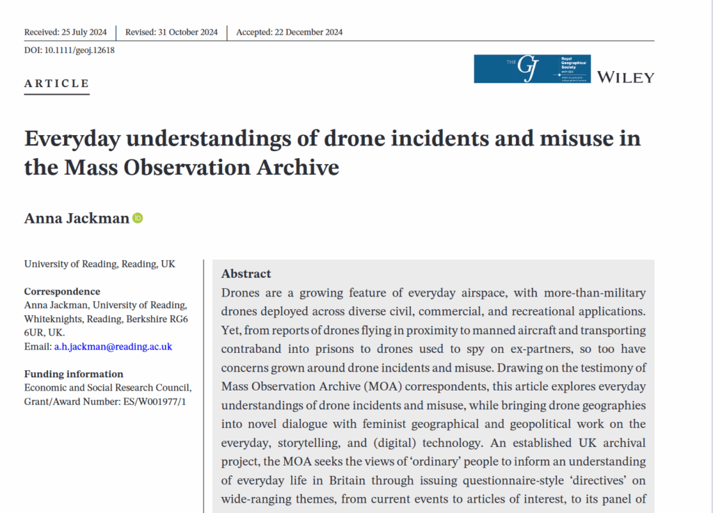 Drone misuse