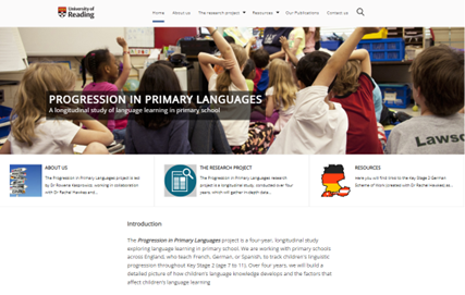 NEWS – Dr. Rowena Kasprowicz (Associate Professor of Second Language Education, University of Reading) has recently launched the website for her £1.4 million UKRI Future Leaders Fellowship-funded ‘Progression in Primary Languages’ research project