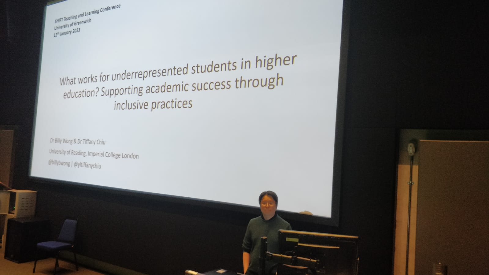 NEWS – Dr. Billy Wong (Associate Professor in Widening Participation, University of Reading’s Institute of Education) gave a keynote at the University of Greenwich’s annual Teaching & Learning conference