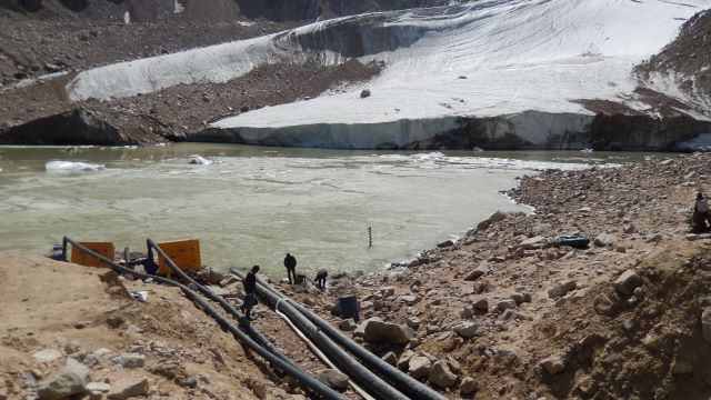 Reducing risk of glacial floods in Central Asia