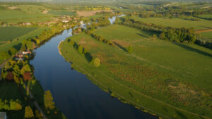 the river Thames at Greenlands campus, University of Reading