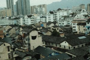 Urban buildings in a city in China