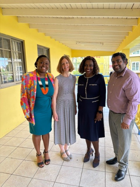 The project team with Kay Martin-Jack, SVG Chief Education Officer.
