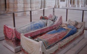 Henry II's tomb at Fontevrault, Anjou, France (© Living History Today)