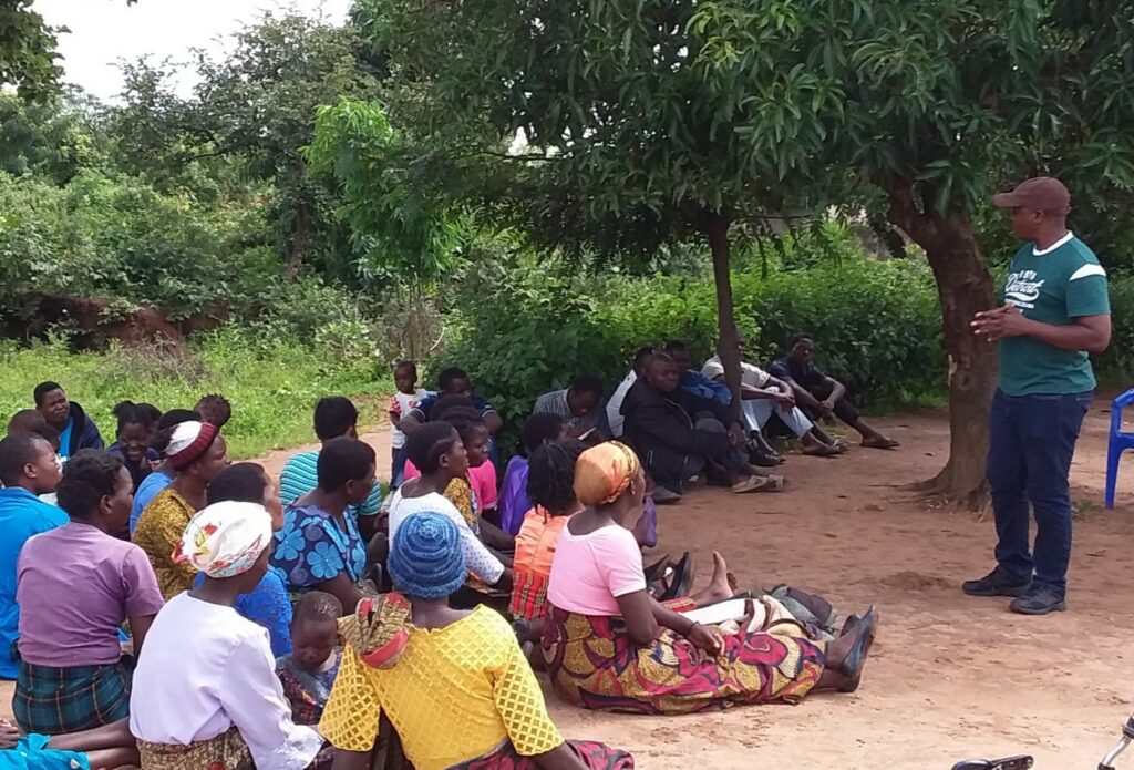 Meeting with farmers
