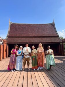 Students in Thai attire