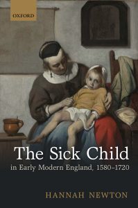 Book cover showing sick child on woman's lap
