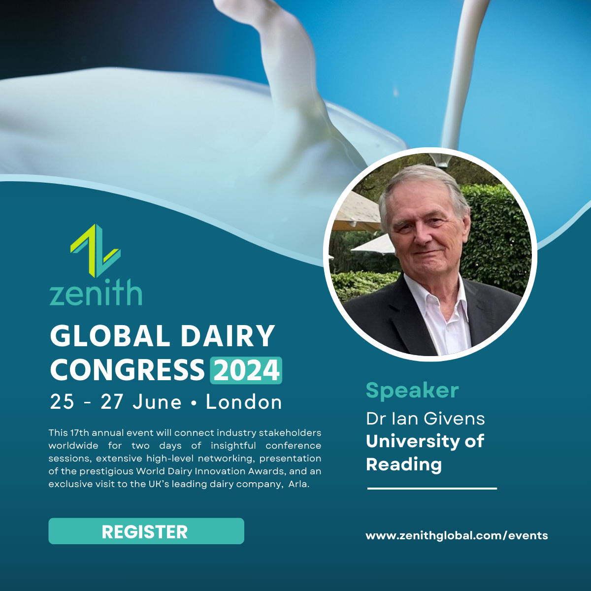 17th Global Dairy Congress 25th – 27th June London