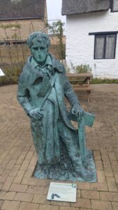 John Clare the poet statue