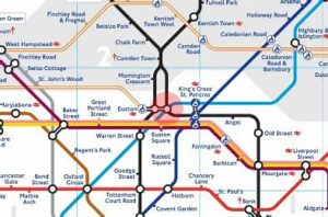 Euston Tube Station Map