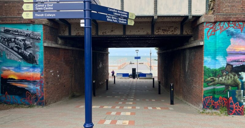 Route to the Promenade, Colwyn Bay