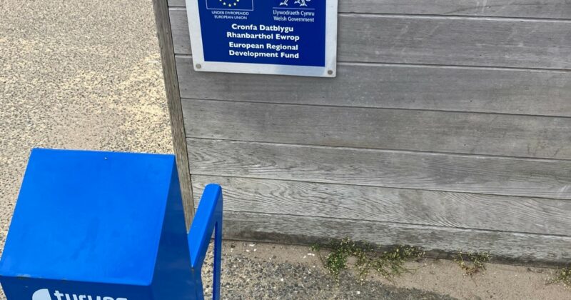 ERDF funded street furniture, Colwyn Bay