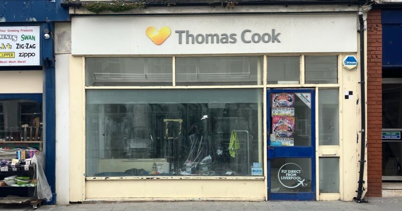 Vacant shop, Colwyn Bay