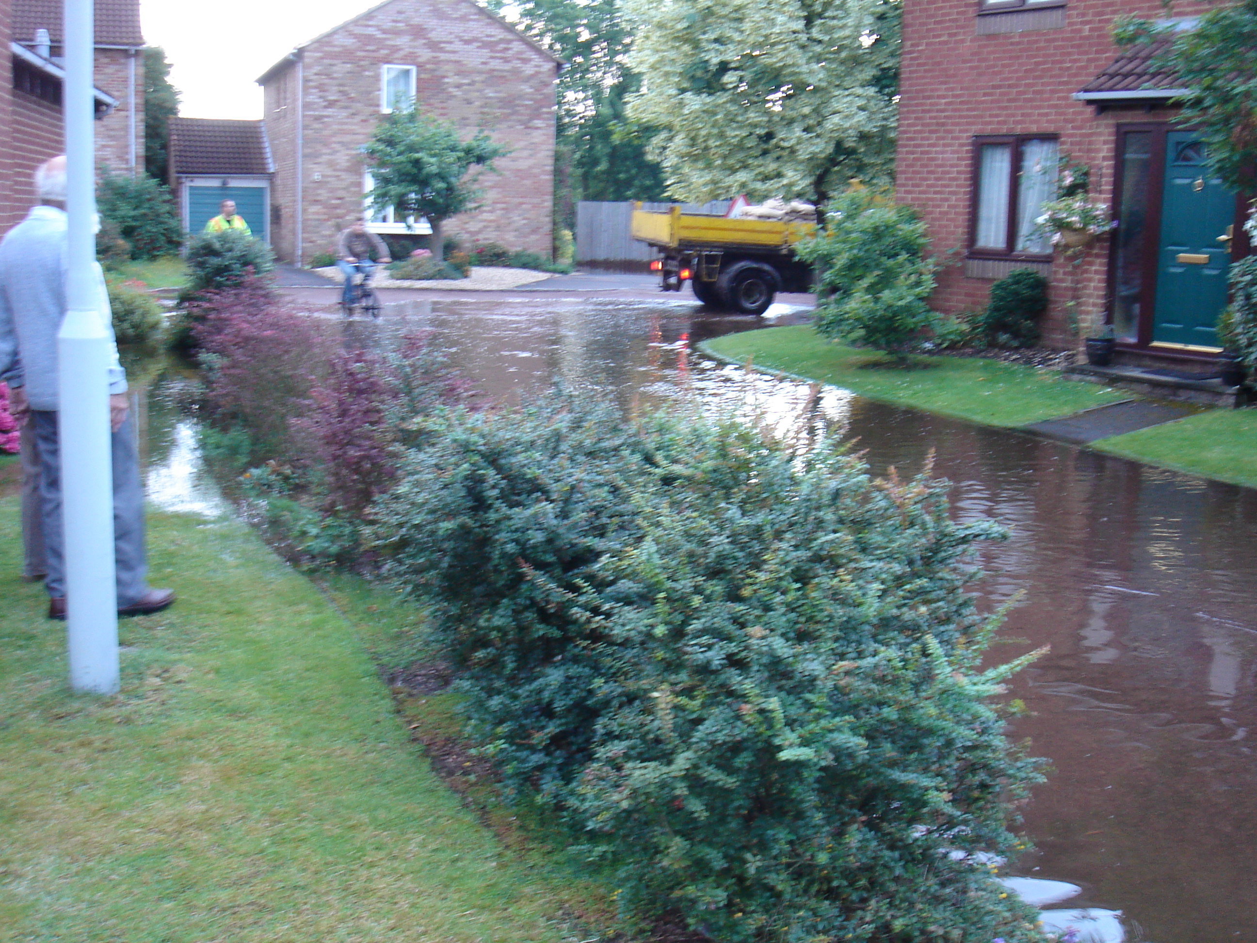 Flooding on resident street