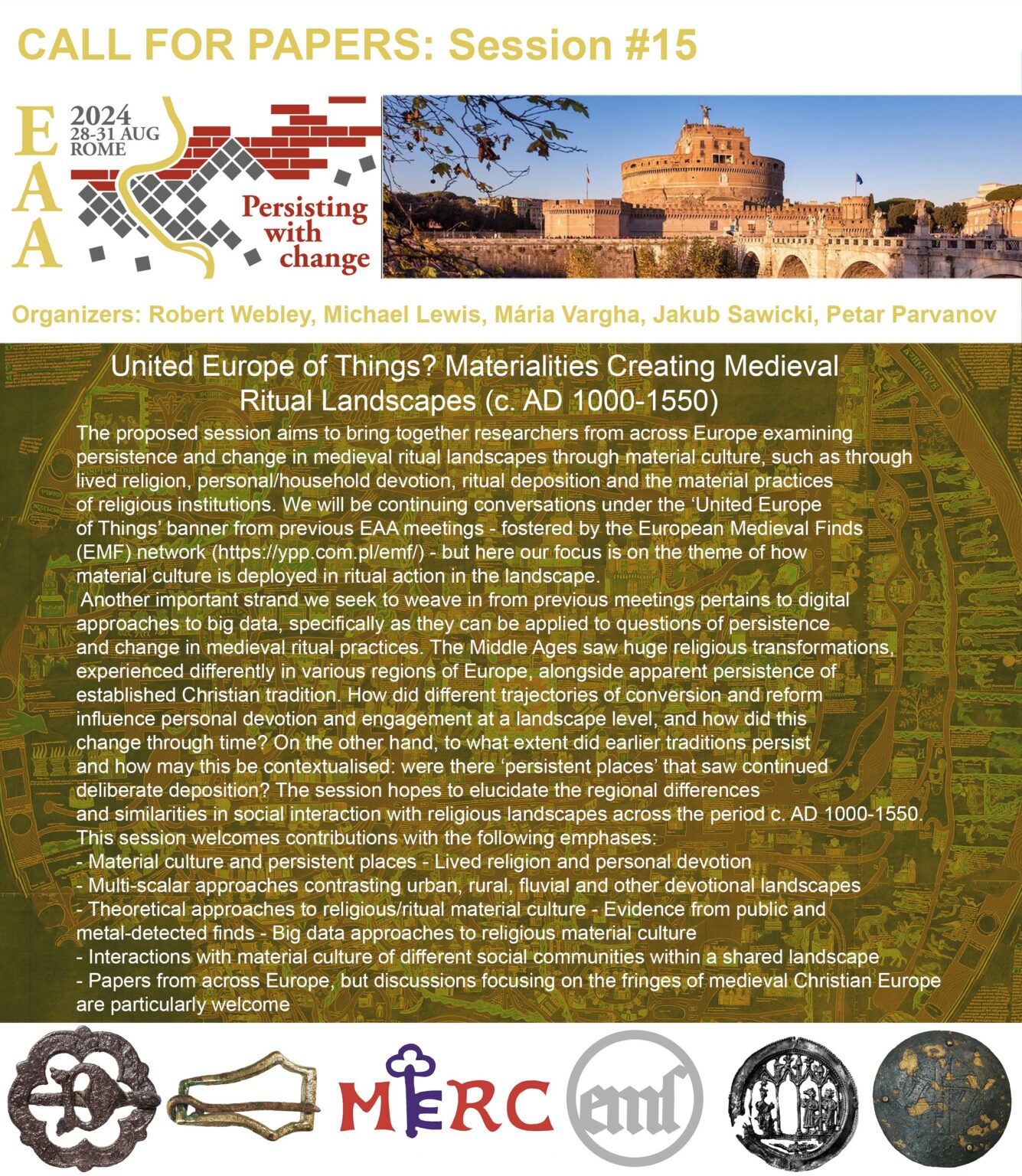 MeRit at EAA 2024 in Rome! MeRit Medieval Ritual Landscape Conference