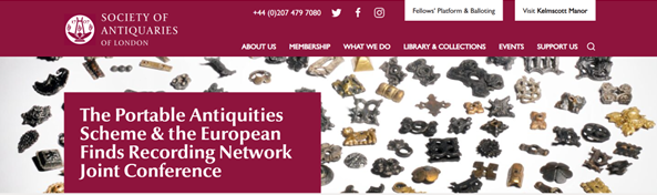 The Portable Antiquities Scheme & the European Finds Recording Network Joint Conference (London, 2 June 2026)