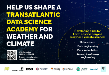 Transatlantic Data Science Academy Workshop flyer
