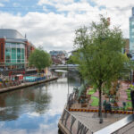 Photograph of Reading town centre's riverside.