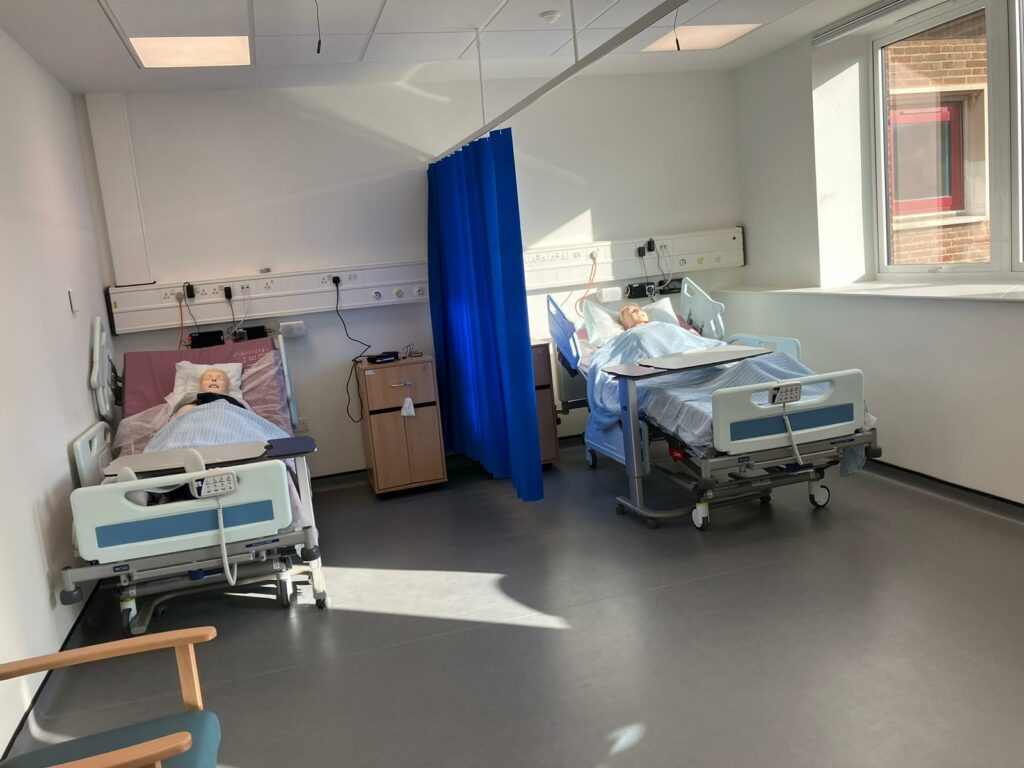 The clinical simulation suite at the University of Reading