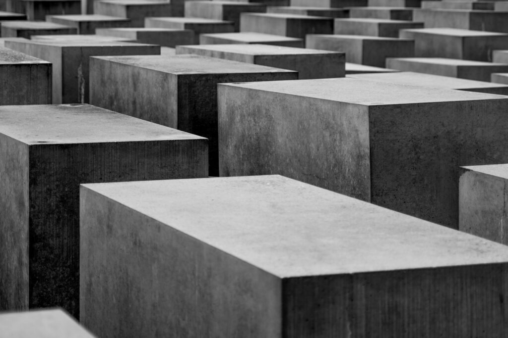the Holocaust Memorial, Berlin