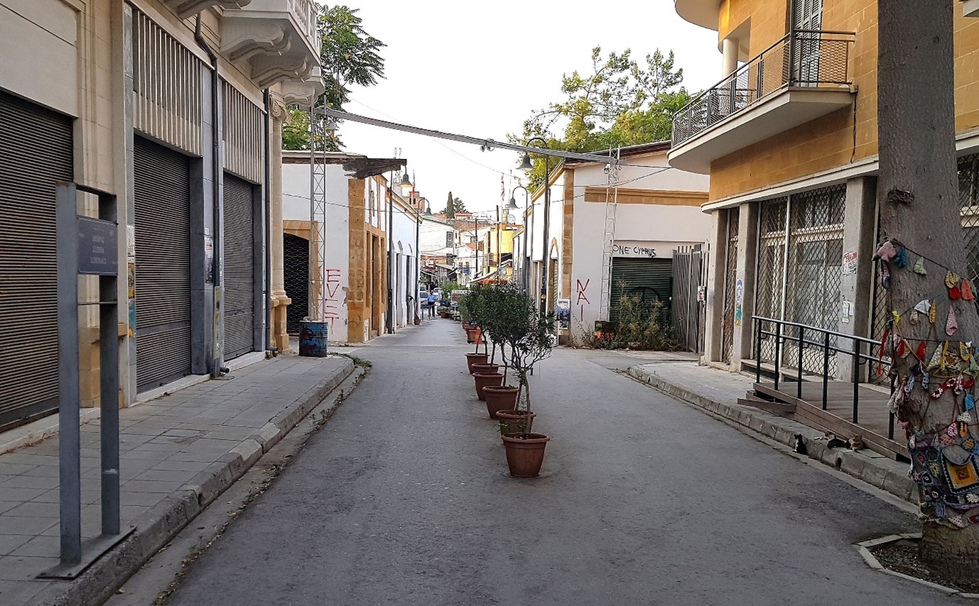 A street in Nicosia, Cyprus