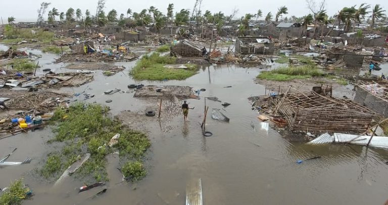Flooding in Mozambique following Cyclone Idai, March 2019. Image credit: Denis Onyodi/Red Cross Red Crescent Climate Centre