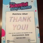 Certificate from "I'm A Scientist"