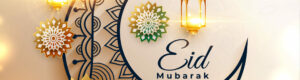 decorative eid moon for holy festival background