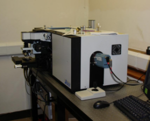 One of many OTTLE Cell applications involving a Raman Microscope system