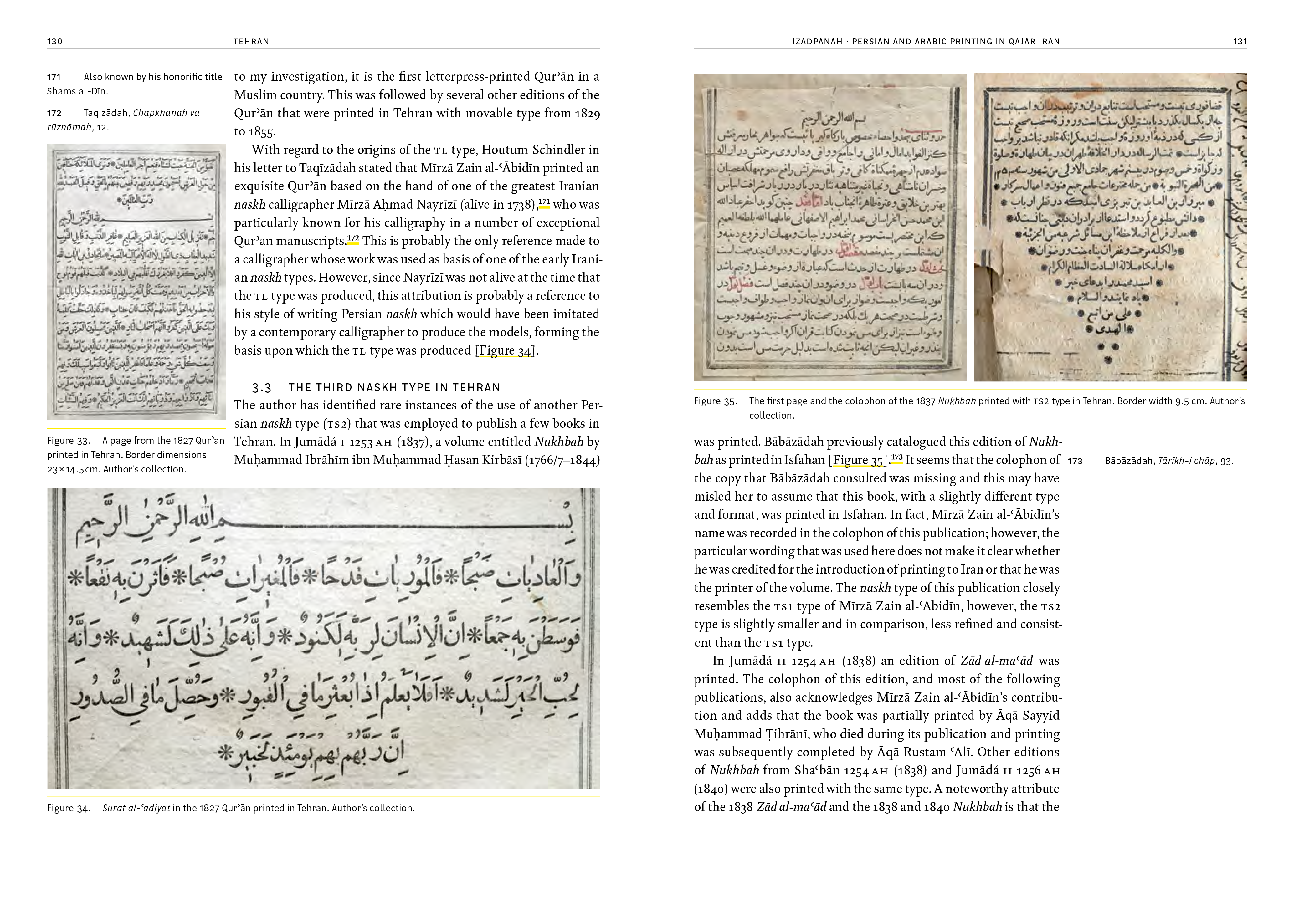Arabic Typography: History and Practice pages 130-131