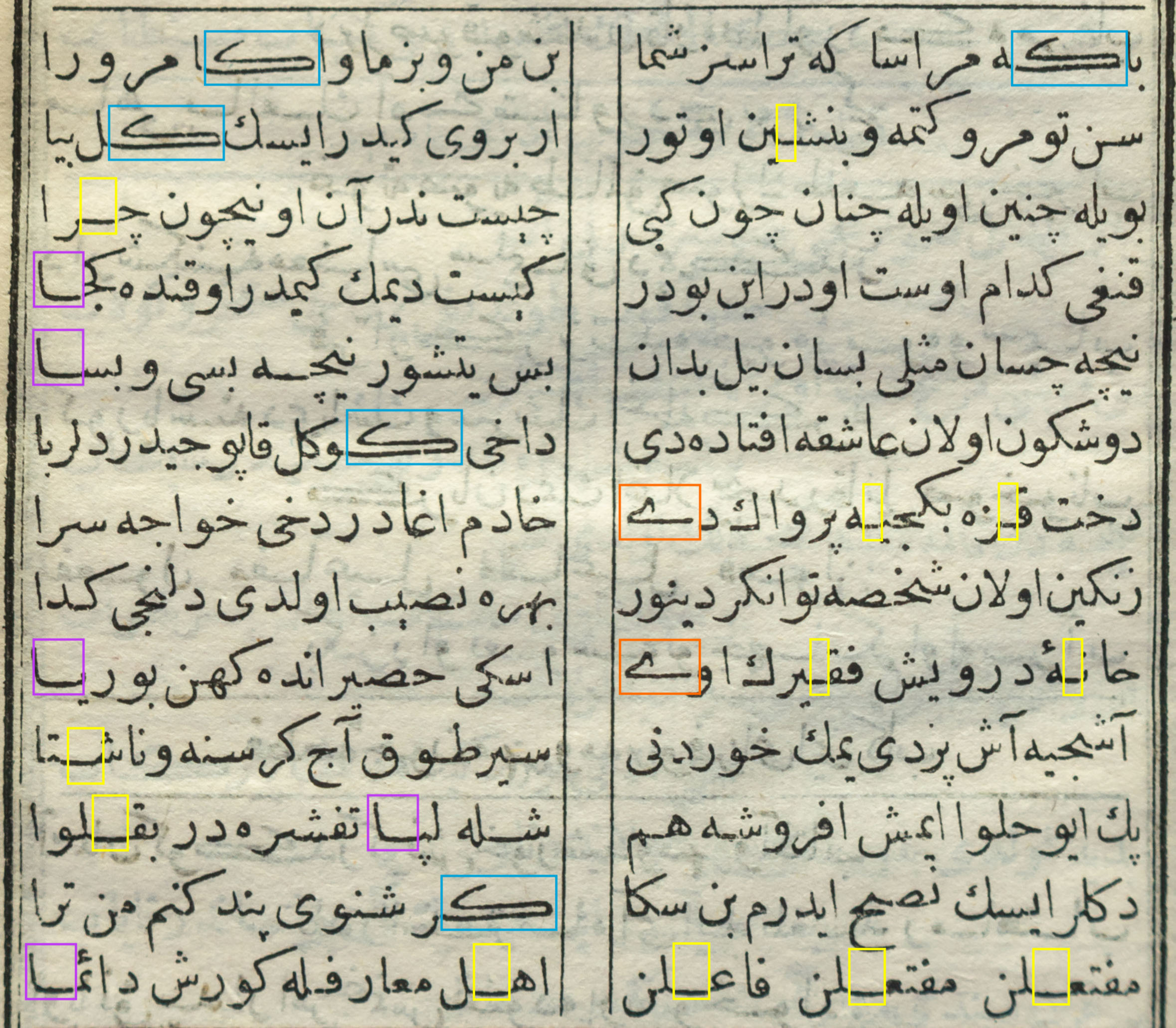 Tuhfe-i Vehbi, detail of page 7
