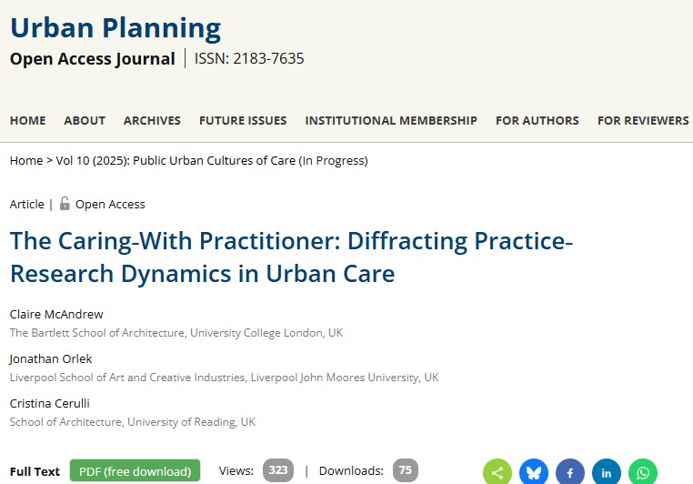 New Publication: The Caring-With Practitioner